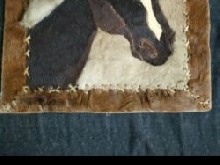 Tableau Cheval En Cuir Naturel