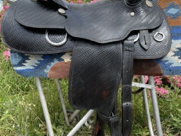blue ribbon Western Saddle Seize 16 blue ribbon tree